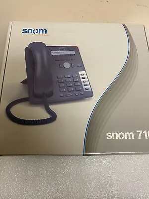 Lot Of 6 Snom 710 Phone With Stand IP VoIP Gray (Charcoal) • $99.99