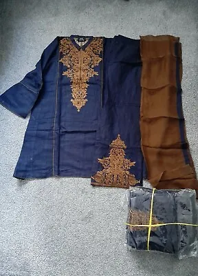 Shalwar Kameez Pakistani Ladies Stitched 3 Piece Suit • £8.50