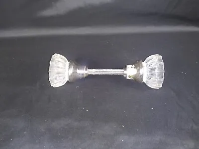 Vintage Crystal 12 Point Door Knob Brass Clear Glass • $15