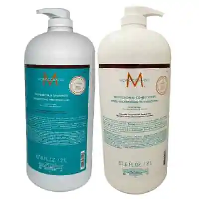 Moroccanoil Professional Shampoo & Conditioner 67.6 Oz 2 LITER DUO SET • $160.43