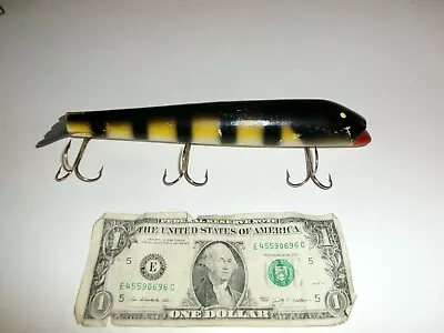 Vintage 8-1/4  Body Bobbie Bait Musky Muskie Jerkbait Lure - Used (#1) • $13.99