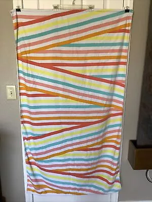 Martha Stewart Collection Striped Beach Towel Macy's Exclusive FREE SHIP • $19.99