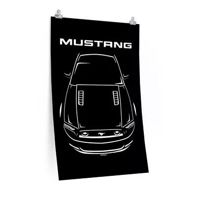 Ford Mustang S197 2013-2014 Poster Coyote 5.0 Wall Art Gifts Mustang GT Print • $9.56