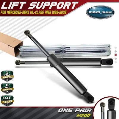 2x Hood Lift Supports Shock Strut For Benz W163 ML320 98-03 ML350 ML430 ML500 • $15.59