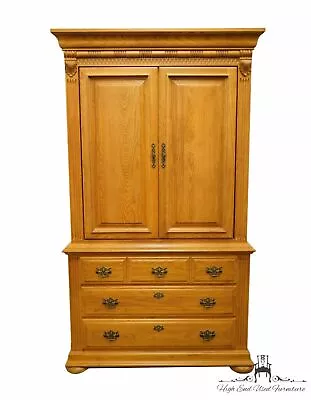 SUMTER CABINET Italian Inspired Tuscan Style 48  Media TV Armoire • $409.99