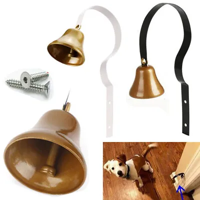 £4.44 • Buy Dog Training Wall Mount Doorbell Retro Vintage Metal Door Bell Pet Supply Useful