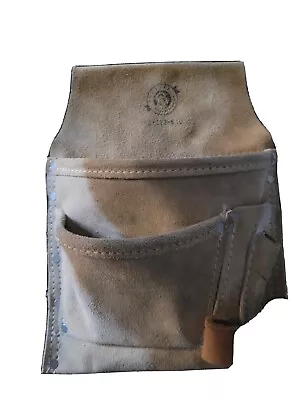 Rooster Suede Leather 5 Pocket Nail & Tool Belt / Apron-rei-223-610 • $8
