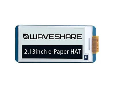 Waveshare 2.13inch E-Paper Hat E-Ink Display SPI For RPi 4B 3B+ Zero/Zero W • $19.65