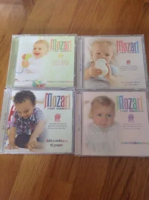 Four Mozart For Babies CD's - Confidence Calm And Sooth Attention Span Commun • £12.50