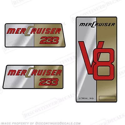 Fits Mercruiser 233 Outdrive Decals - 1976 • $44.95