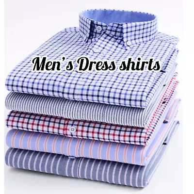 Mens’ Dress Shirt Reseller Lot/ Box 9 Pieces Pre-owned Size Large  • $20