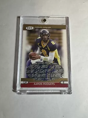 AARON RODGERS 2005 Sage Hit Gold Rookie Card RC Auto Autograph 170/250 • $259.99