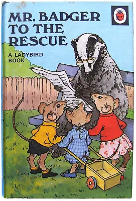 Vintage Ladybird Book – Mr Badger To The Rescue –401–Good/Very Good +FREE COVER+ • £7.99