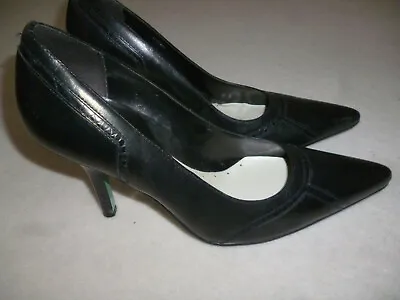 Pre-owned Faith Black 4  Stilletto Heels Hardly Worn See Pics • £5