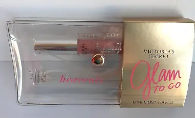 Victoria's Secret HEAVENLY Eau De Parfum Rollerball Lip Gloss Gift Set Travel • $19.95