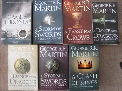 George R R Martin Selection Of  Paperback Books  👍👍👍👍👍Game Of Thrones • £1.99