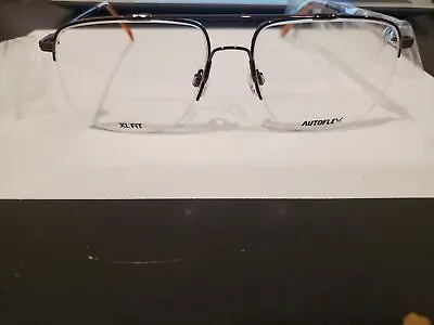Autoflex 17 BROWN Eyeglasses 59/17/145MM (XL FIT) LARGE MENS TITANIUM NEW W/CASE • $55