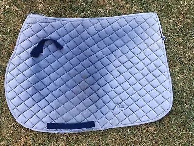 Weatherbeeta Blue Diamond Quilted Saddle Pad Blanket Size FULL • $15