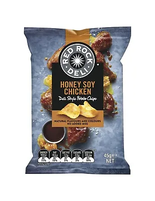 Red Rock Chips Honey Soy Chicken 45g X 18 • $42.95