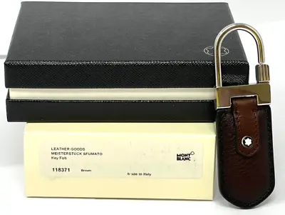 Montblanc Keyring Meisterstuck Black Leather 118371 • $255.12