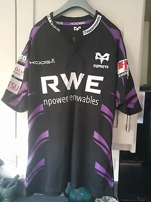 2010-2011 Neath Swansea Ospreys Rugby Shirt Large Kooga • £29.99