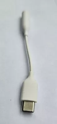 Genuine Samsung Type-C To 3.5mm Headphone Jack Adapter White For S20 S21 S22 S23 • £4.49