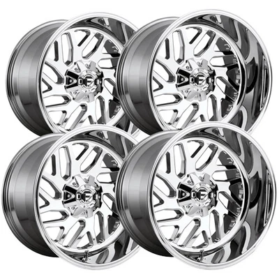 $1992 • Buy (Set Of 4) Fuel D609 Triton 20x9 6x120/6x5.5  +20mm Chrome Wheels Rims 20  Inch