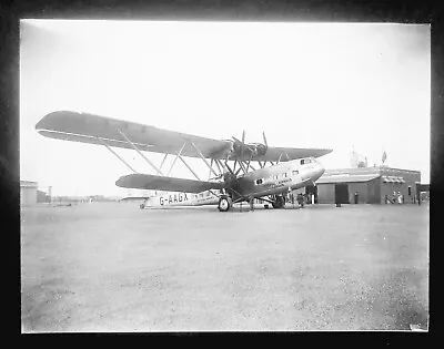 Imperial Airways Handley Page HP42 Hannibal G-AAGX Very Sharp BOAC Stamped Photo • £28.95