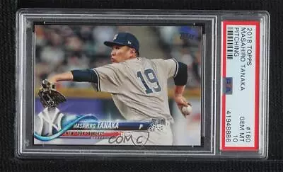 2018 Topps Masahiro Tanaka (Pitching) #160.1 PSA 10 GEM MT • $10.60