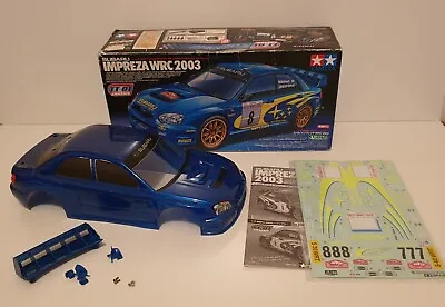 Tamiya Subaru Impreza WRC 2003 + Decals + H Parts (USED / Restoration Project) • £75