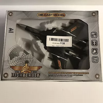 Fighter Jet Die-Cast Model -ARMY Jet - Pull Back Action With Sound And Lights NW • $16.95