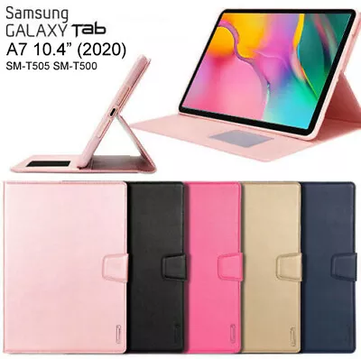 For Samsung Galaxy Tab A7 2020 SM-T500 /T505 Hanman Wallet Smart Cover Flip Case • $21.99