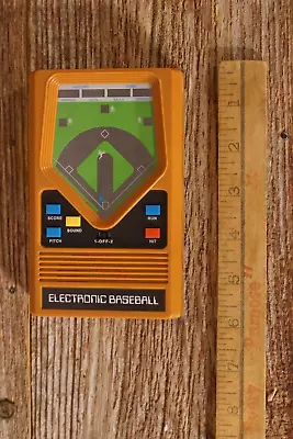 Vintage Electronic Baseball Hand Held Game By Mattel Fully Functional • $25