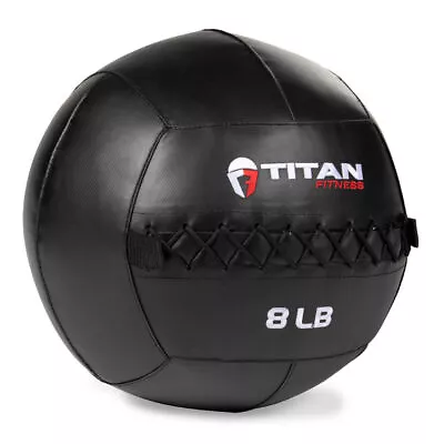 Titan Fitness 8 LB Soft Shell Medicine Wall Ball With Poly-Composite Laminate • $64.99