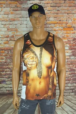 Mao Mao Tattoo Sexy Womens Mens Black Shirt Size L • $29.90