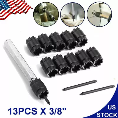 13pcs Double Sided 3/8  Rotary Spot Weld Cutter Remover Drill Bits Cut Welds Kit • $14.99