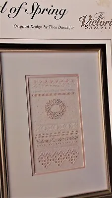 Counted Cross Stitch Chart CHILD OF SPRING SAMPLER By Victoria Sampler/T. Dueck • $9.95