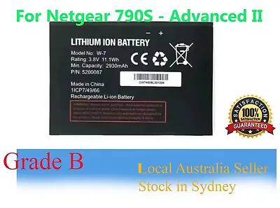 Grade B Battery For Telstra Advanced II 2 Netgear 790S AC790s 4GX Modem W-7 • $17.94