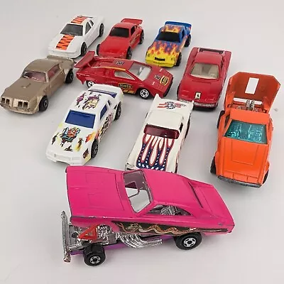 Vintage Matchbox Hotwheels Corgi Diecast Car Bundle X10 (SOME RARE CARS) 70s 80s • £26.95