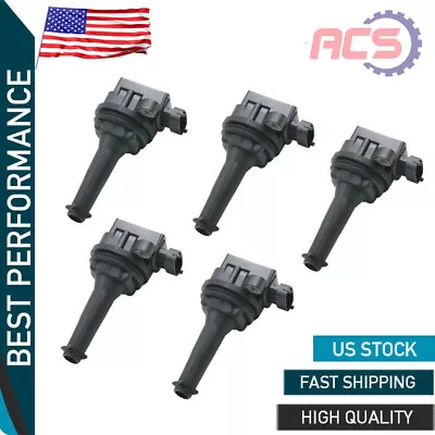 5X Ignition Coils For Volvo C70 S70 XC70 XC90 S60 UF341 C1258 9125601 0221604001 • $43.84