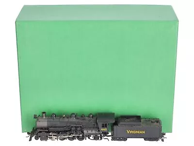 Overland 1428 HO BRASS Virginian 'MB' 2-8-2 Steam Loco & Tender (Custom) EX/Box • $662.55