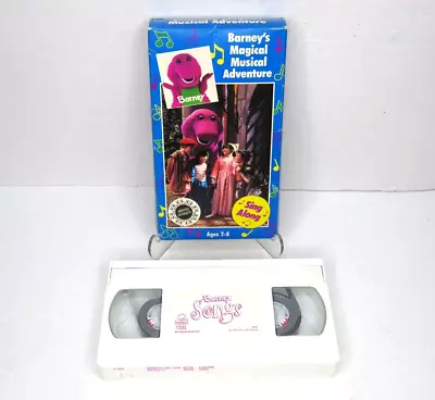 $4.95 • Buy Barney Magical Musical Adventure VHS Home Video Tape Sing Along Songs
