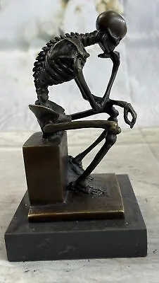 Black Friday Special Abstract Modern Art Skeleton By Milo Bronze Sculpture SALE • $119.95