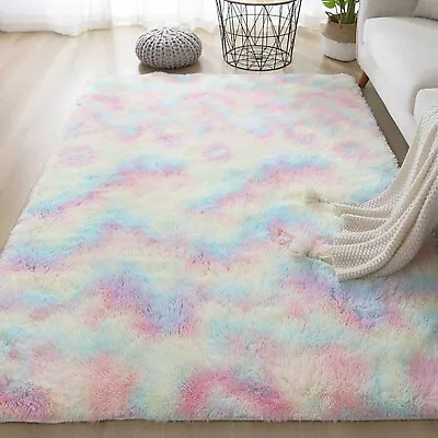 Luxury Fluffy Rug Ultra Soft Shag Area Rugs For Bedroom Living Room Furry Rugs • $23.64