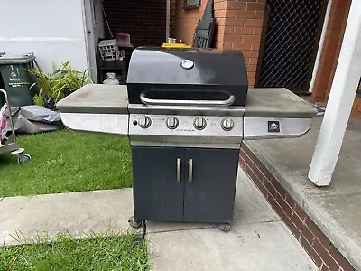 Jamie Durie - Patio 4 Burner BBQ With Heavy Duty Cover & Gas Bottle • $130