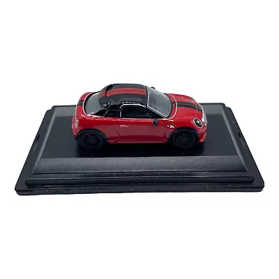 MINI Cooper S Coupe R58 Chilli Red With Black Roof Diecast Car 1:76 OO Scale • $19.99