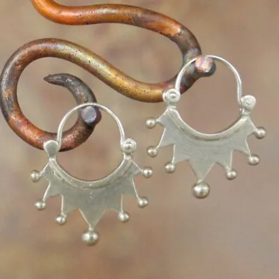 Vintage 925 Silver Leaves Ear Hook Earrings Women Wedding Drop Dangle Jewelry • $2.03