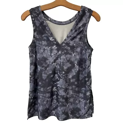 Old Navy Active Breathe On Tank Top Tie Dye Acid Wash V Neck Womens XS Athletic • £10.83