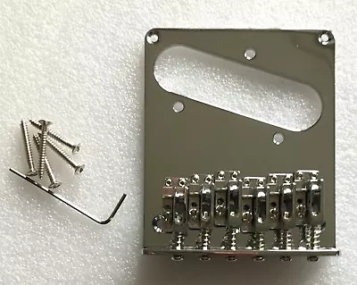 £21.99 • Buy 12 String Telecaster Bridge Gotoh Saddle Style Chrome Tele Twelve