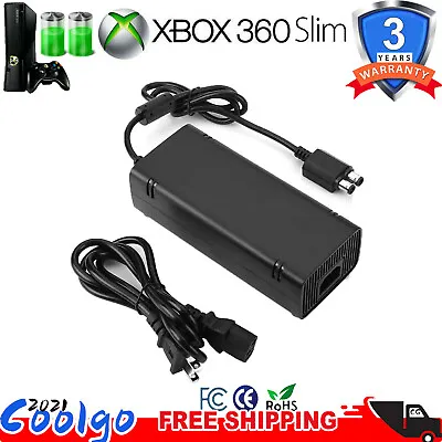 $17.95 • Buy AC Adapter Charger Power Supply Cord For Xbox 360 Slim Brick Console 